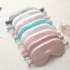 1pcs Imitated Silk Sleep Eye Mask Shading Patch Portable Travel Relax Eyepatch Lunch Break Cover Night Health Sleeping Shield