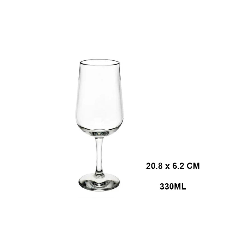 Wine Outside Unbreakable Wine Glasses Dishwasher-Proof,Elegant Plastic Stemless Wine Glass | Reusable | Ideal for Homes & Bars