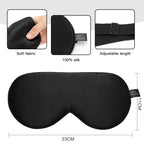 100% Natural Mulberry Silk Sleep Mask Soft and Comfortable Eye Patches Soft Blindfold Smooth Eye Mask Eyeshade Eye Cover Patch