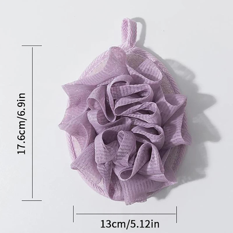 Bath Scrubber For Body Loofah Ball Shower Body Wash Ball Massage Bath Flower Towel For Body Best Body Scrub For Shower Bath Tool