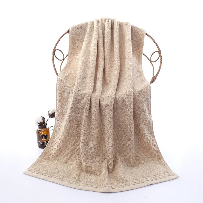 70x140cm home bathroom cotton bath towel adult general absorbent hotel beauty salon bath towel beach towel faceclo thtowel