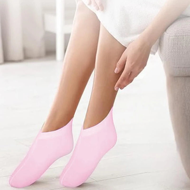 Foot Moisturiser Socks Overnight Spa Cotton Socks For Foot Cream Lotion Sock For Moisturising For Dry Feet Care Moisturising Soc