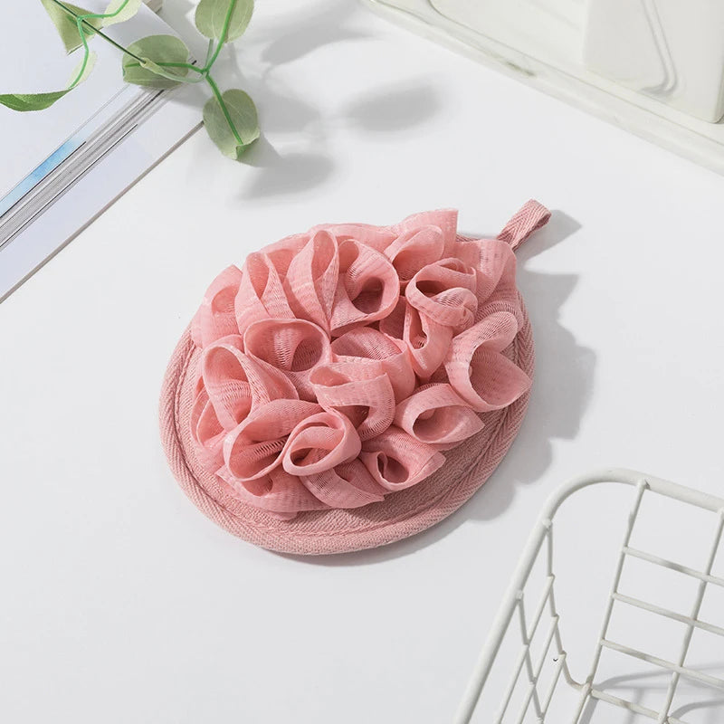 Bath Scrubber For Body Loofah Ball Shower Body Wash Ball Massage Bath Flower Towel For Body Best Body Scrub For Shower Bath Tool