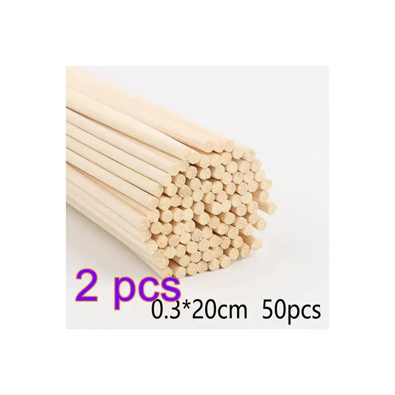 20-100pcs 3mm Reed Diffuser Replacement Stick DIY Handmade Home Decor Extra Thick Rattan Aromatherapy Diffuser Refill Sticks