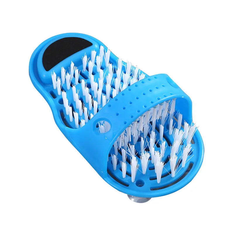 Shower Foot Scrubber Simple Feet Cleaner Exfoliating Easy Feet Cleaning Brush Feet Washer Foot Shower  Massager Slippers Unisex