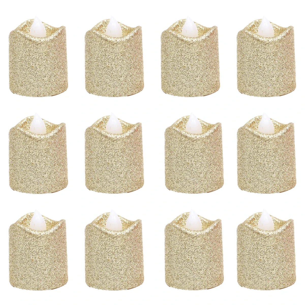 12Pcs Flameless Led Candles Light Tealight Battery Power Candles Lamp Birthday Candle Light Christmas Wedding Party Home Decor