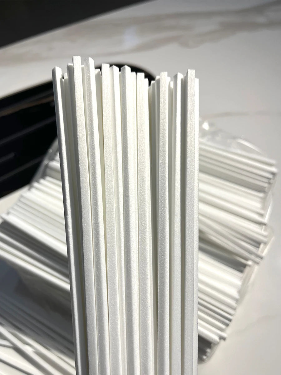 100pcs 22cmx4mm Square Reed Diffuser Replacement Sticks DIY Handmade Home Decor Extra Rattan Aromatherapy Diffuser Refill Sticks