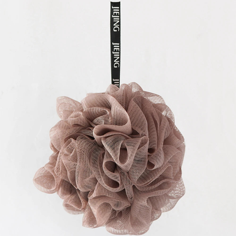 Bath Sponge Balls Brush Shower Scrubbers Bath Ball Body Cleaner Back Bubble Scrubber Soft Wash Mesh Durable Adult Bathroom Tool