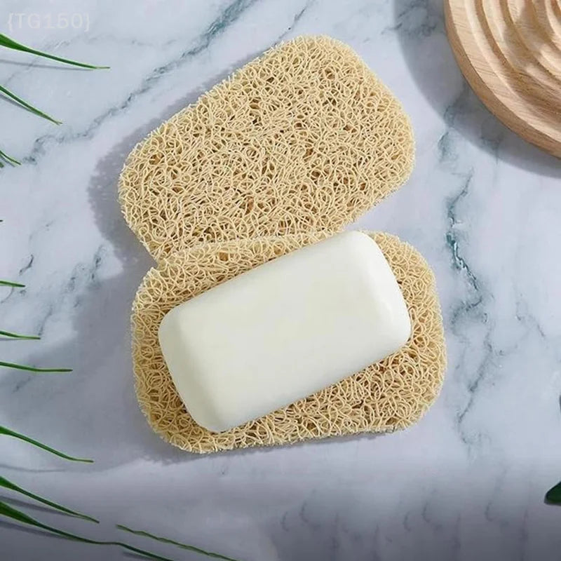 【N】Soap Saver Draining Lift Pad Self Draining Soap Bar Holder Nonslip Soap Dish Tray Shower And Bath Cleaning Sponge Holder