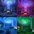 Galaxy Starry Sky LED Projector USB Powered Remote Control Night Light for Children’s Bedroom Christmas/Wedding Ambient Decor