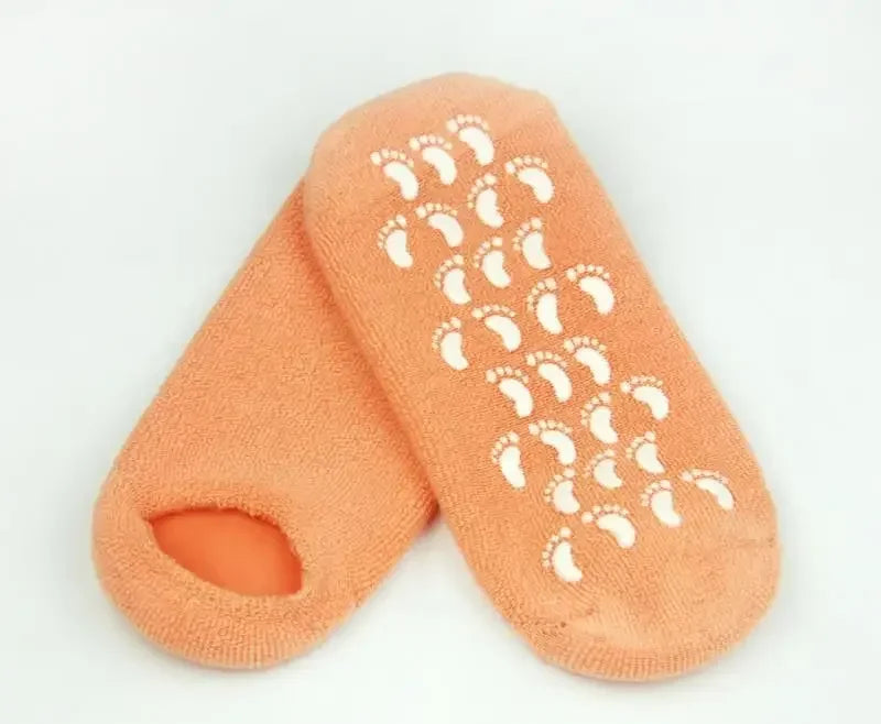 2pc Foot Care Spa Moisturizing Gel Socks Exfoliating Dry Cracked Soft Skin Sock Pedicure Hard Heel skin Protector Repairing