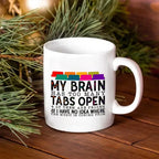 Office Work Camping Campfire Coffee Mug Funny Sarcasm Gift for Friend Coworker Dad Mom White Mug Grade Ceramic Mug Desk Decor