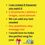 Black To White Magic Personalized Photo Mug 11oz Ceramic Color Changing Family Gift Mug