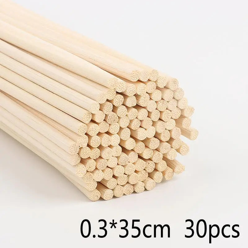 20-100pcs 3mm Reed Diffuser Replacement Stick DIY Handmade Home Decor Extra Thick Rattan Aromatherapy Diffuser Refill Sticks