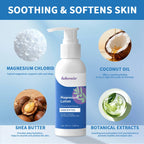 Lakerain Magnesium Body Lotion Concentrated Formula Soothing Softens Skin Comfort Muscles Nourishing and Hydrating Body Cream