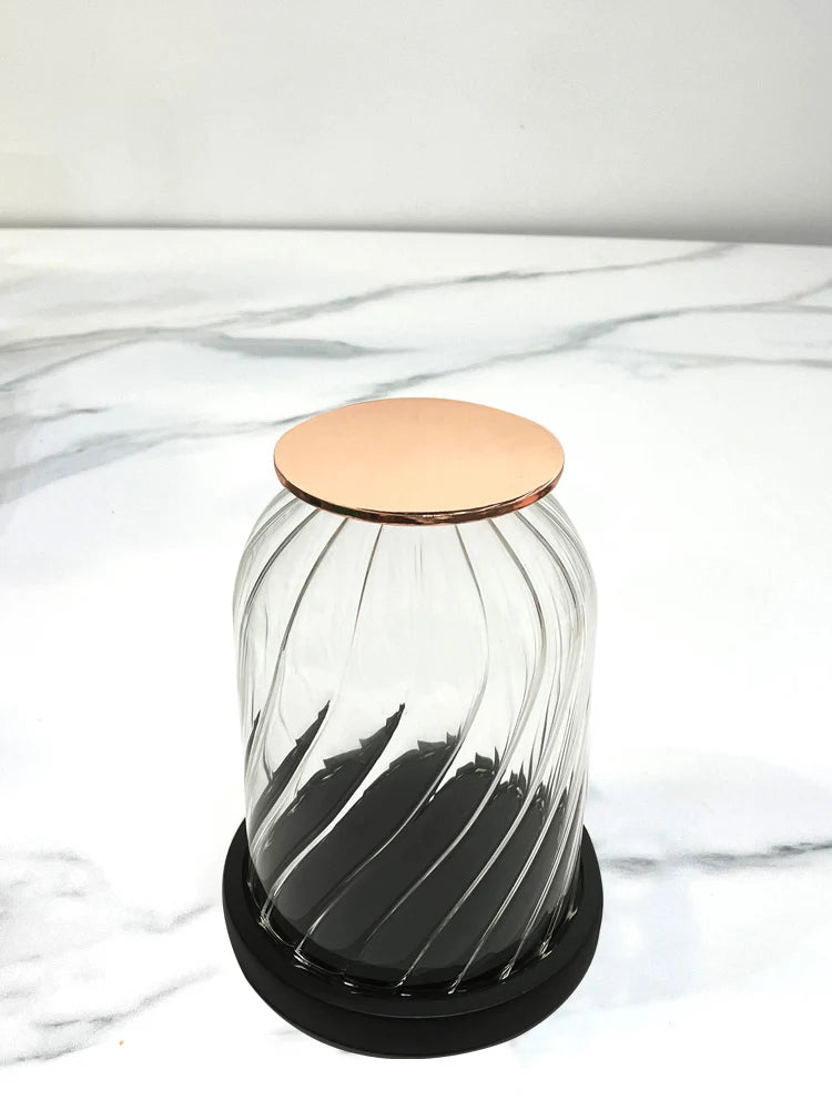 Bedroom Glass Cover Candle Holders Designer Banquet Kitchen Restaurant Candle Holders Advanced Home Decor Home Decoration Lszt