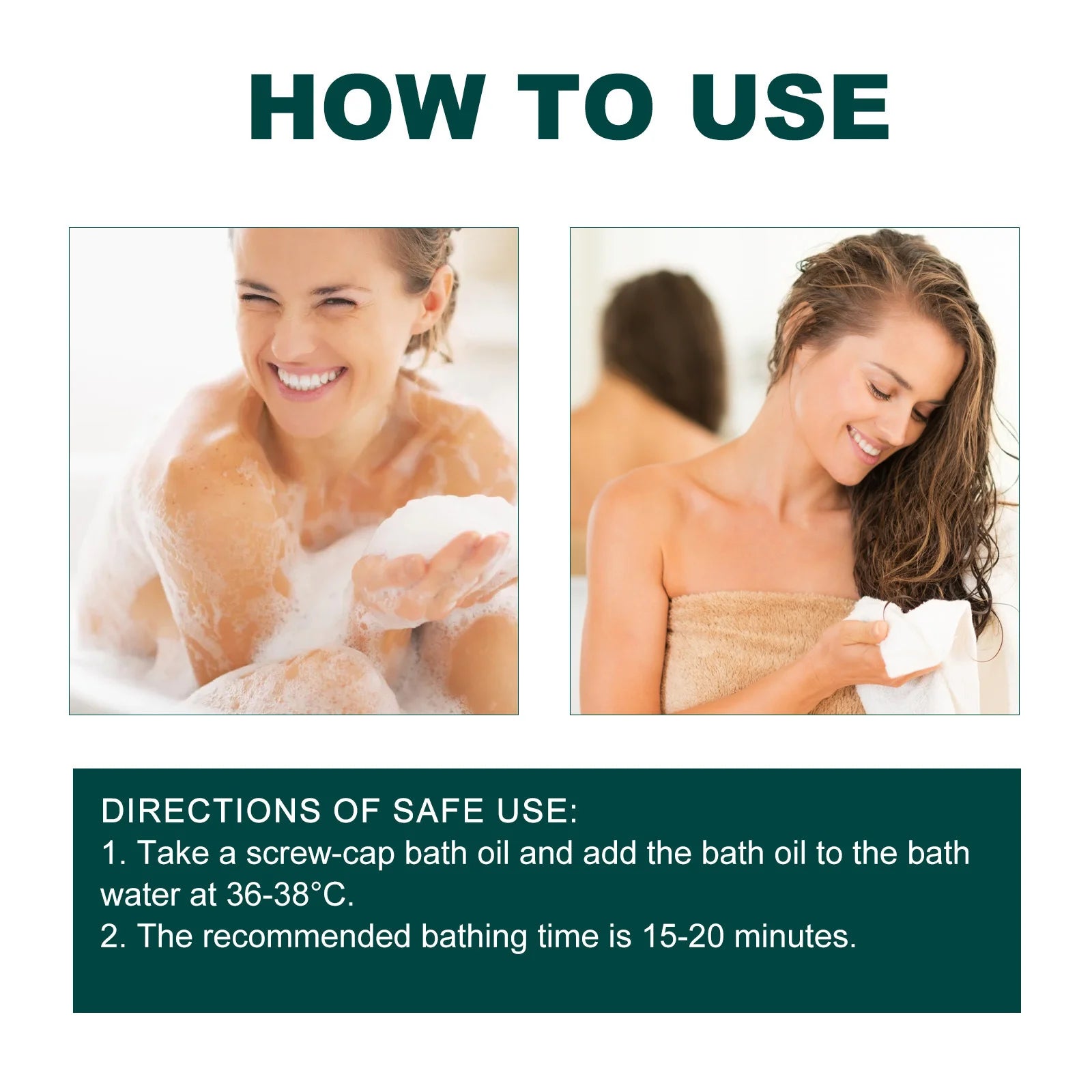 Moisturizing Bath Oil Deep Nourishing Gentle Cleansing Anti Drying Smoothing Brightening Relieve Fatigue Soothing Body Bath Oil