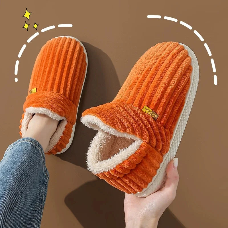 Warm & Cozy Winter House Slippers for Kids – Unisex Anti-Slip Comfort
