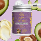 Shea Butter Moisturizing Body Cream, Softer and Moisturizes Skin, Tightens Skin, Makes Skin More Brightens and Shiny, and Moisturizes Body Massage, Suitable for Dry and Cracked Skin