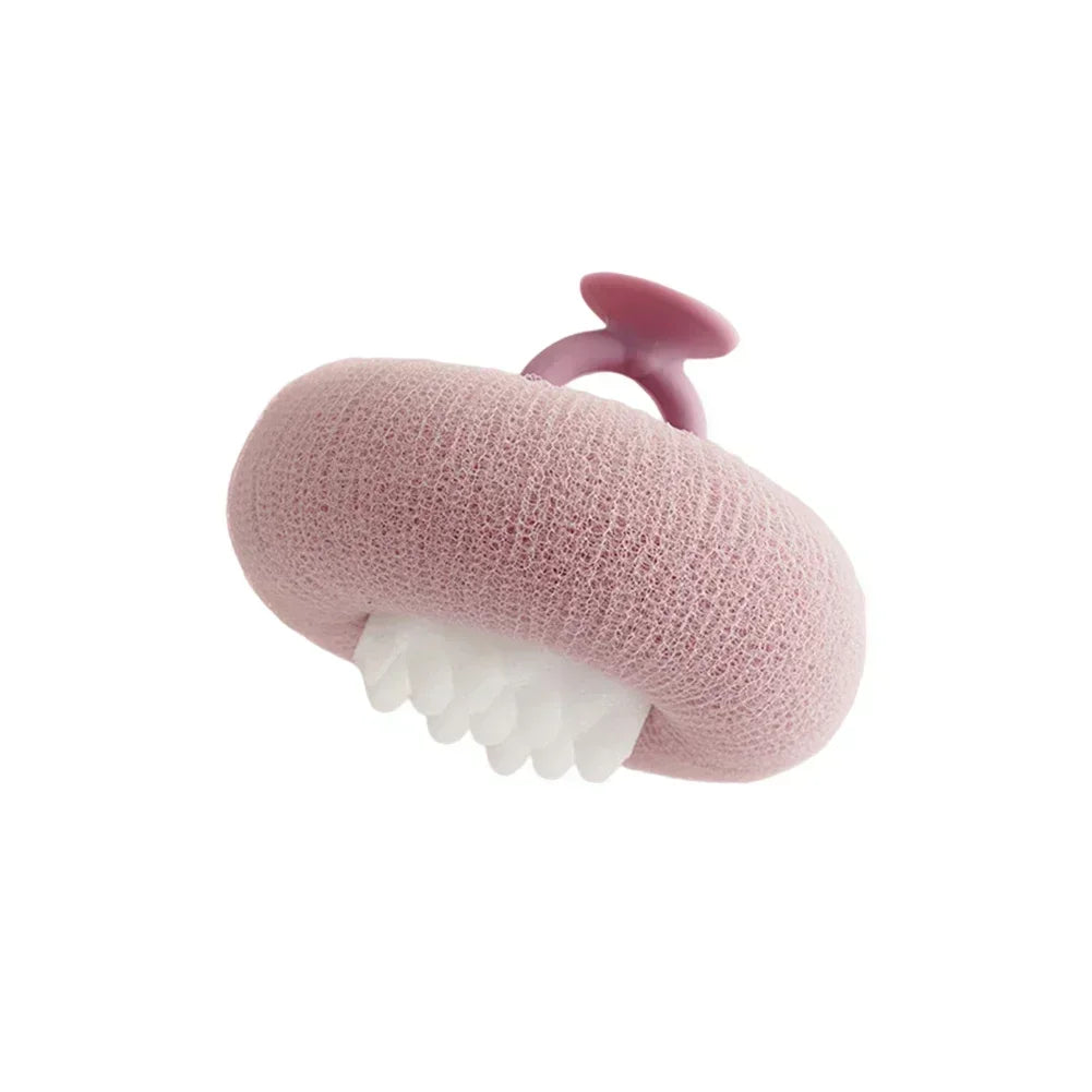 Sunflower Shower Ball Super Soft Massage Bath Ball Bath Towel Mud Sponge Bathroom Accessories with Suction Cup Round Brush