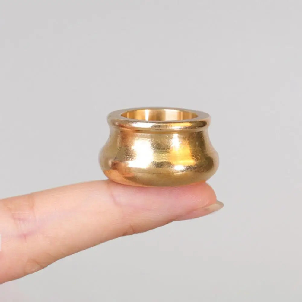 Vintage Brass Mini Incense Burner Stand Cone Shaped Fragrance Aromatherapy Home Decor Buddhism Incense Holder