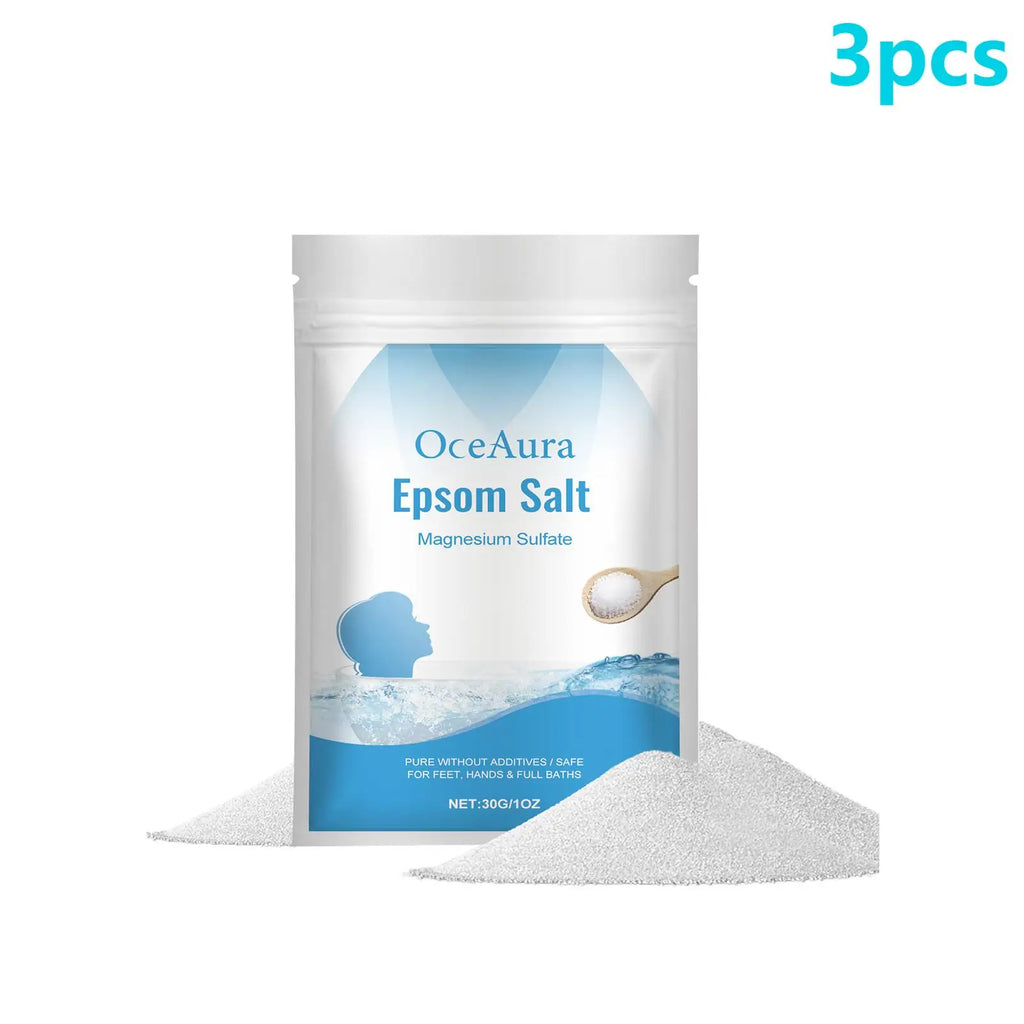 Epsom Salt Bath and Shower Products Body Exfoliant Smooth Skin Cleaning Muscle Relief Aromatherapy Magnesium Relaxing Bath Salts