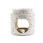 Ceramic Essential Oil Burner Incense Burner Tea Light Holder Versatile for Hotel Restaurant Tabletop Decor Yoga Spa Gift