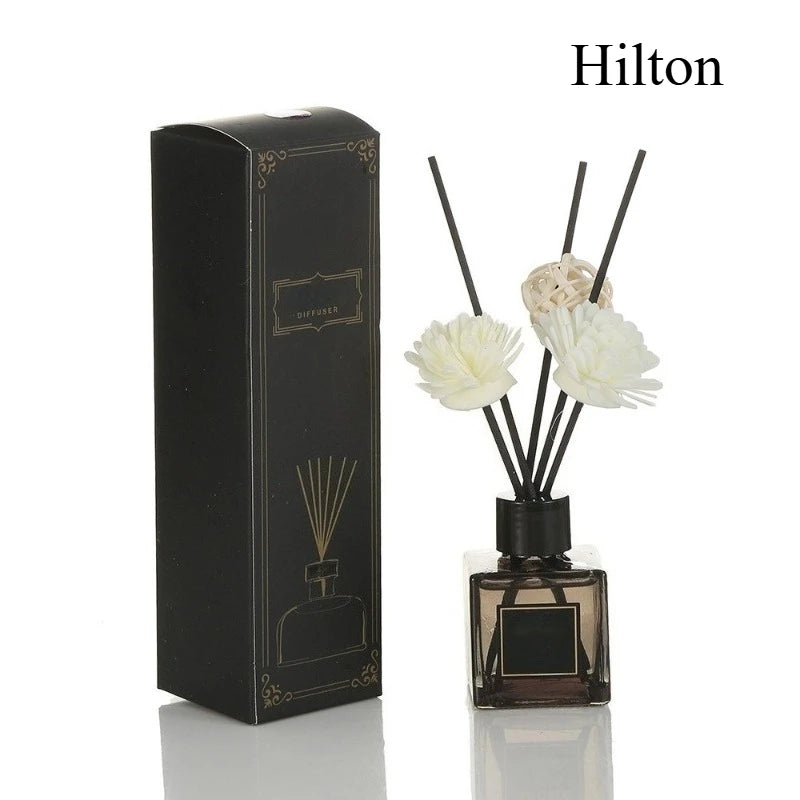 50ML Reed Diffuser Oil Flameless Home Fragrance Oil Air Freshener Scent Air Car Odor Sticks Aromatherapy Diffuser Office Decor