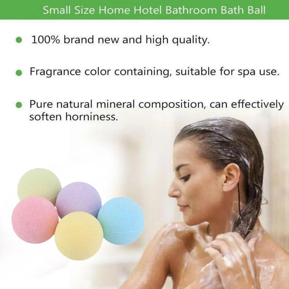 FragrancesAromatherapy Bubble Small Bath BombsBody Stress Relief Exfoliating Moisturizing Spa Salt Balls Replacement