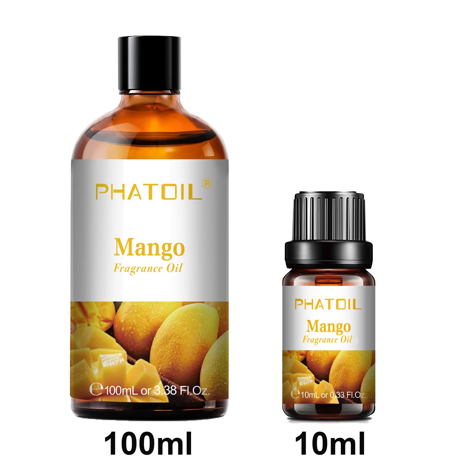PHATOIL 10ml/100ml Fragrance Oil For DIY Perfume,Humidifier,Diffuser,Strawberry Cherry Lemon Mango Watermelon Guava Aroma Oils