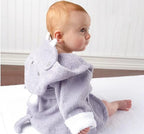 0-2Y Cotton Kids Robes Newborn Bath Towel Hood Cartoon Fashion Sleepwear Girls Boys Bathrobe For Children Baby Receiving Blanket