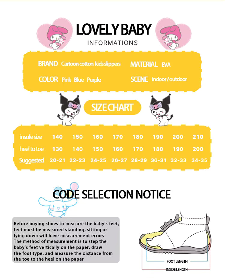 Cute & Cozy Waterproof Cartoon Slippers for Boys & Girls – Winter House Shoes