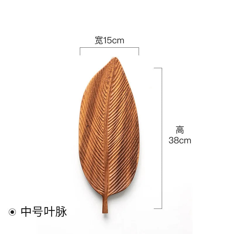 Walnut wood rectangular tray dry bubble tea tray cake bread breakfast snack tray hotel supplies restaurant tea tray