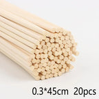 20-100pcs 3mm Reed Diffuser Replacement Stick DIY Handmade Home Decor Extra Thick Rattan Aromatherapy Diffuser Refill Sticks