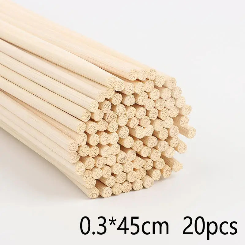 20-100pcs 3mm Reed Diffuser Replacement Stick DIY Handmade Home Decor Extra Thick Rattan Aromatherapy Diffuser Refill Sticks
