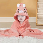 Cartoon Baby Bath Towel Infant Soft Bathrobe Hooded Swaddle Towel Blanket Kids Warm Sleeping Swaddle Wrap for Newborn Boys Girls