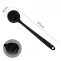 Bath back brush, suitable for deep body cleansing and exfoliation massage during showers, with soft bristles on both sides