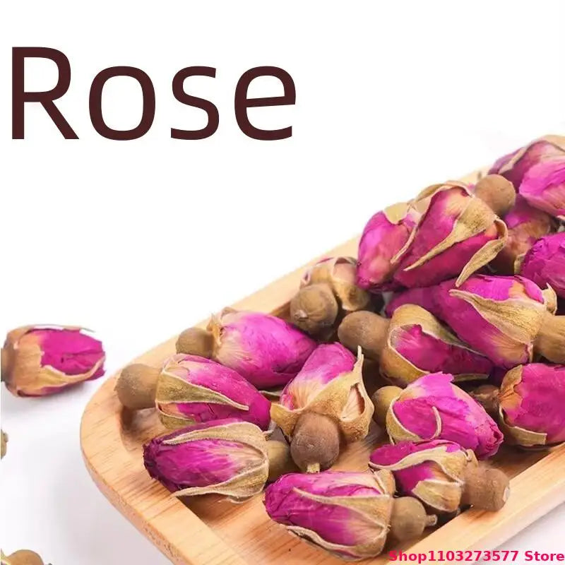 100% Natural Rose Dried Flowers Mini Rose Buds For Decorative Mix Flower Material Incense Sachet Perfume Wedding Candle Making 
