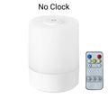 Touch Dimmable LED Night Lamp with Remote Clock Time Display or not Eye Protection Reading Lamp Bedside Night Light Rechargeable
