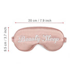 Embroidered Silk Sleep Mask Silk Eye Mask Soft Blackout Blindfold With Adjustable Strap Sleeping Eye Cover Mask For Travel