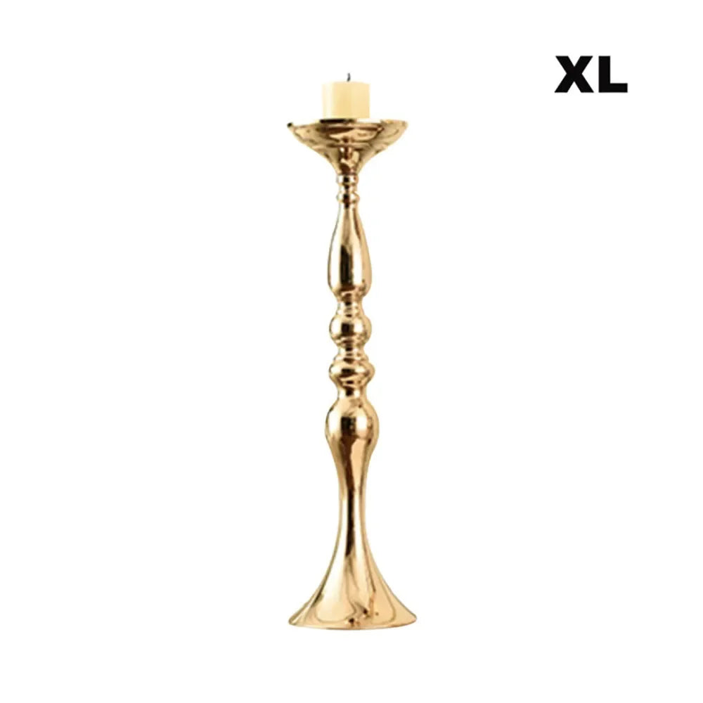 Candle Holders Christmas Decorations Wedding Centerpieces Lantern Stand Home Gold Flower Vase Table Centerpiece Event Flowe