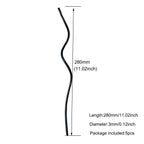 5/15Pcs Rattan Reed Diffuser Sticks Refill, 3mm Wavy Long, for Essential Oil Airs Freshener, High Quality Home Fragrance