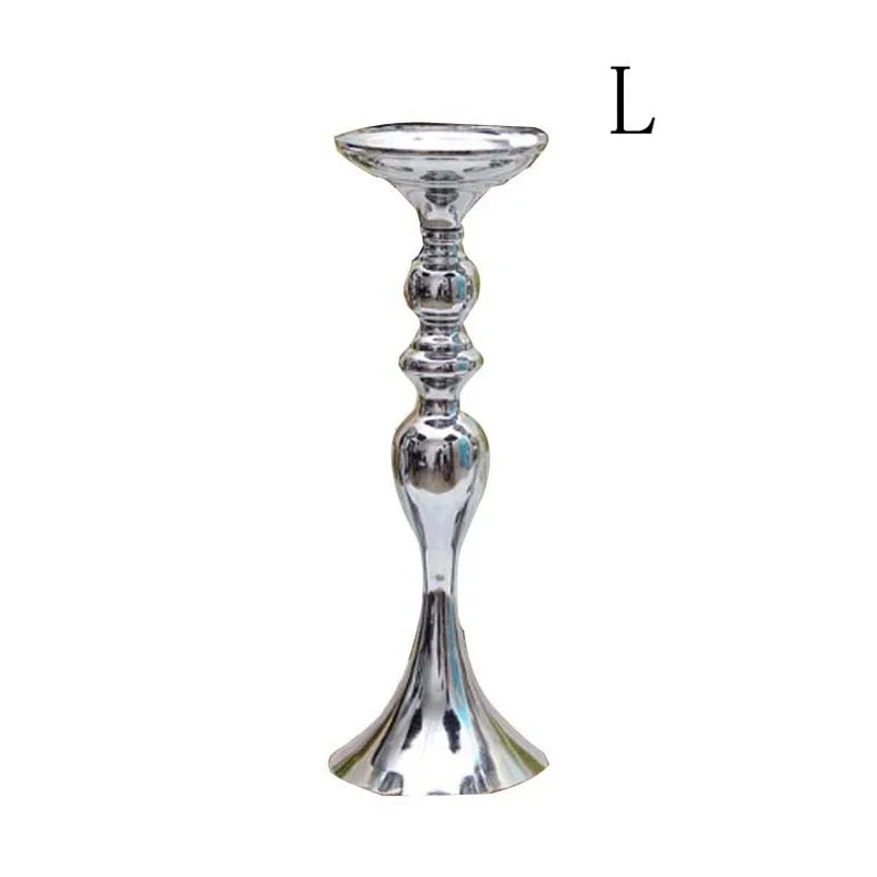 Candle Holders Christmas Decorations Wedding Centerpieces Lantern Stand Home Gold Flower Vase Table Centerpiece Event Flowe