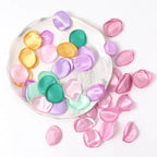 100/200Pcs Pink 4cm Silk Rose Petals Romantic Room Decoration Wedding Decor For Flower Girl Baskets Dinner Table Bridal Showers