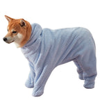Full-Coverage Absorbent Pet Bathrobe Thick-Added Quick-Dry Microfiber Wrapping Gown for Dogs After Bathing