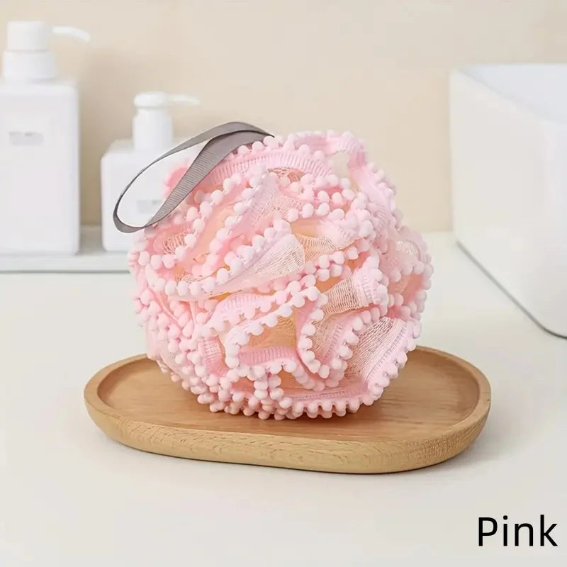 Soft Bath Sponge Ball Scrub Dady Sponge Mesh Bath Sponge Bath Bubble Balls Body Cleanser Exfoliating Sponge Shower Washcloth