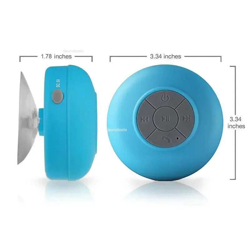 Portable Speaker Wireless Waterproof Shower Speakers for Phone Bluetooth-compatible Hand Free Car Speaker Loudspeaker