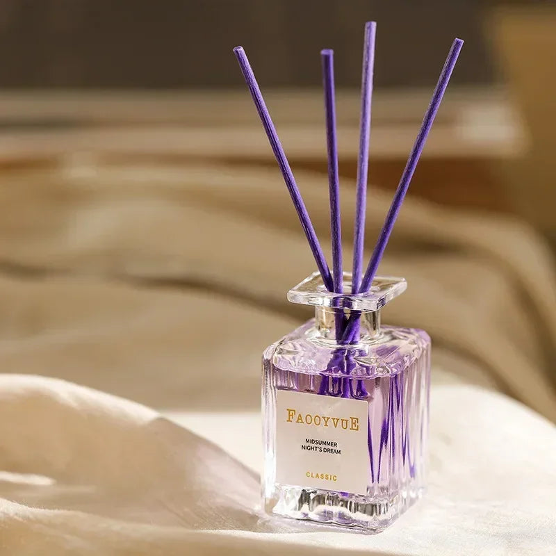Creative Flameless Reed Diffuser Aromatherapy Essential Oil 50ml Lavender Eaglewood Fragrance Oil Air Freshener Home Room Decors