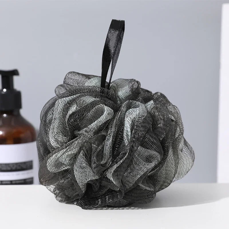 Large  Bath Balls Shower Mesh Sponge Bath Puffs Bubble Ball Body Exfoliating Brush Soft Cleaner Skin Scrub Bathroom Supplies