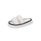 Cozy Cotton-Lined Opened Toe Slippers for Kids